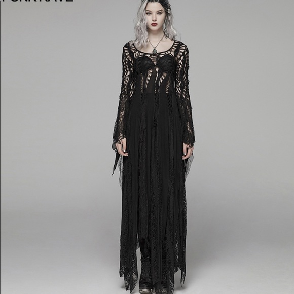 Dolls Kill Dresses & Skirts - Punk Rave crochet and lace dress